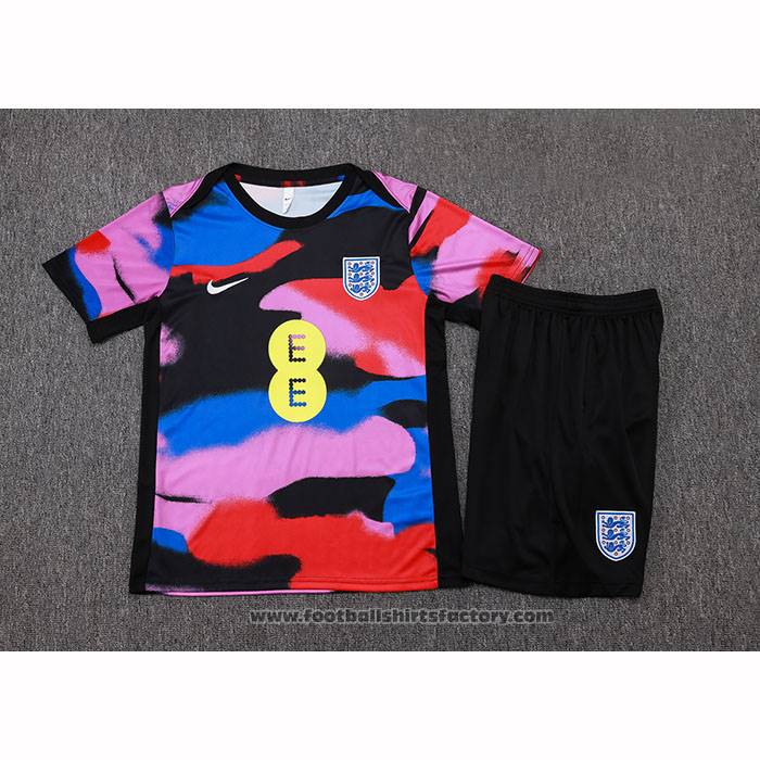 Tracksuit England Short Sleeve 2025-2026 Multicolor - Shorts
